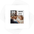 Mat Board Center, 10x10 for 6x6 White Photo Picture Mats by MatBoardCenter