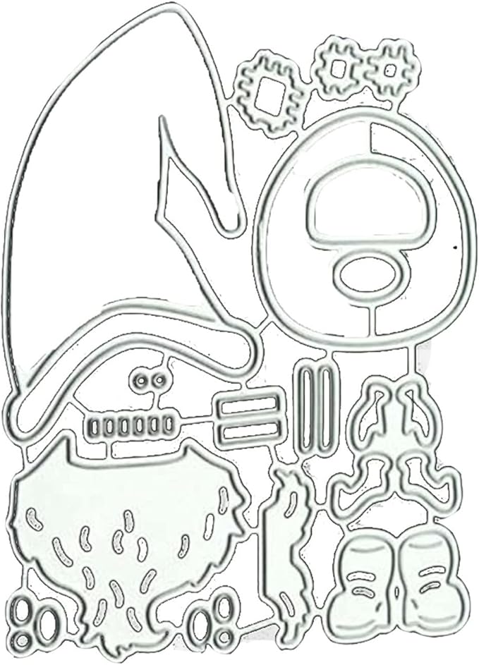 Metal Cutting Dies DIY Merry Christams Embossing Stencil Template Scrapbooking - Image 2