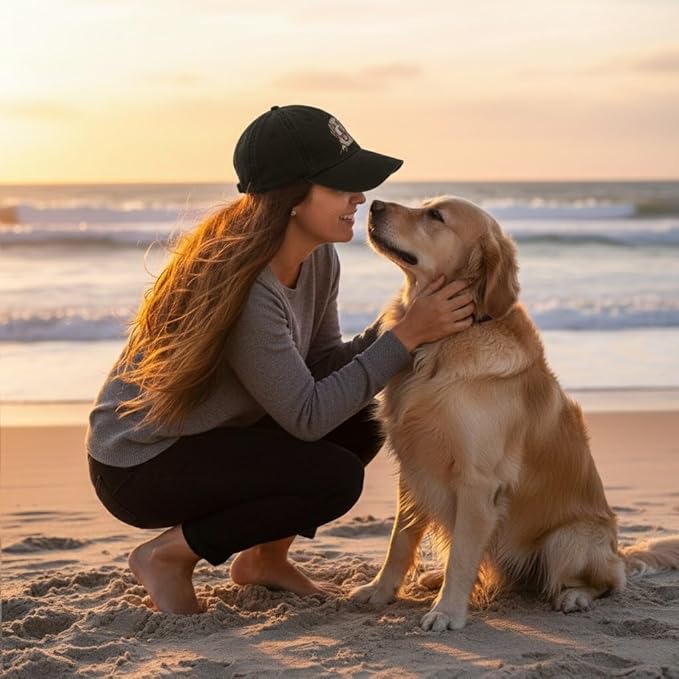 Pet Dog Lover Gifts,Embroidered Dog Baseball Hats for Men Women Dad Mom