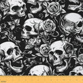 Feelyou Sugar Skull Fabric By The Yard Kids Decorative Soft