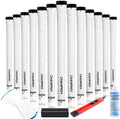 CHAMPKEY X-WEAVE Rubber Golf Grips 13 Pack with Full Repair Kits - Medium Lower Hand Golf Club Grips - Enhanced Grip and Traction Golf Grips for Men and Women