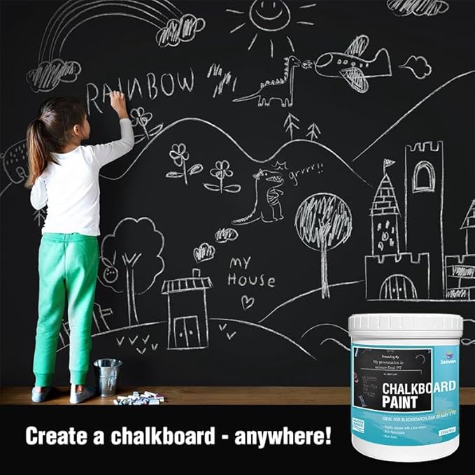 Chalkboard Paint Black Chalk Board Paint - Image 7