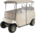 Leader Accessories Deluxe 2-Person Golf Cart Cover Storage Driving Enclosure Fit EZ Go, Club Car, Yamaha Cart