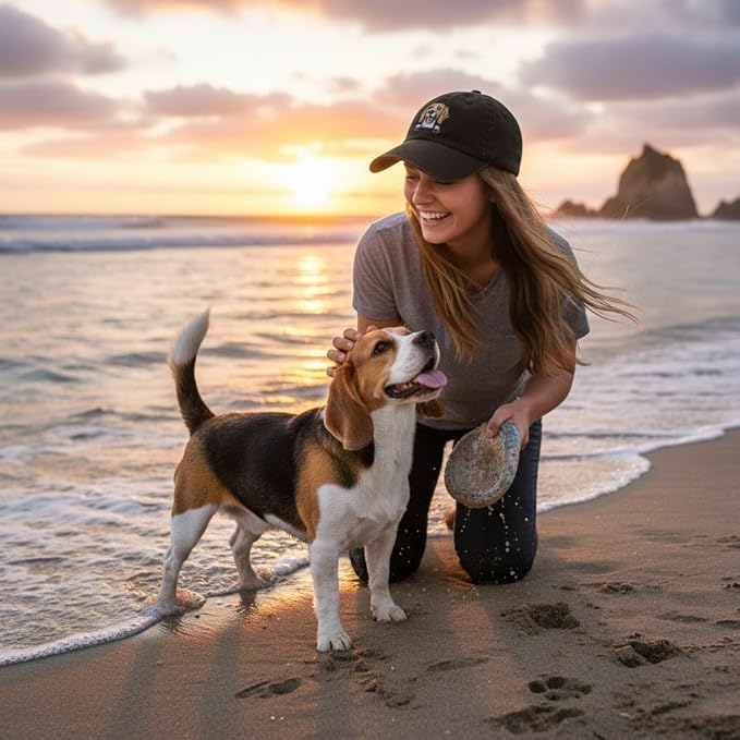 Pet Dog Lover Gifts,Embroidered Dog Baseball Hats for Men Women Dad Mom