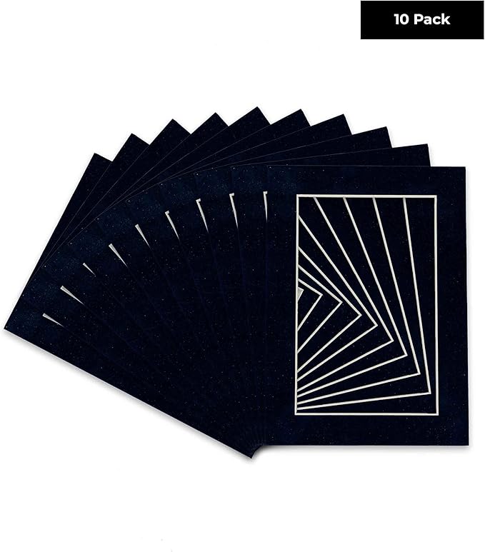 Pack of TEN 8x10 Mats Bevel Cut - Image 2