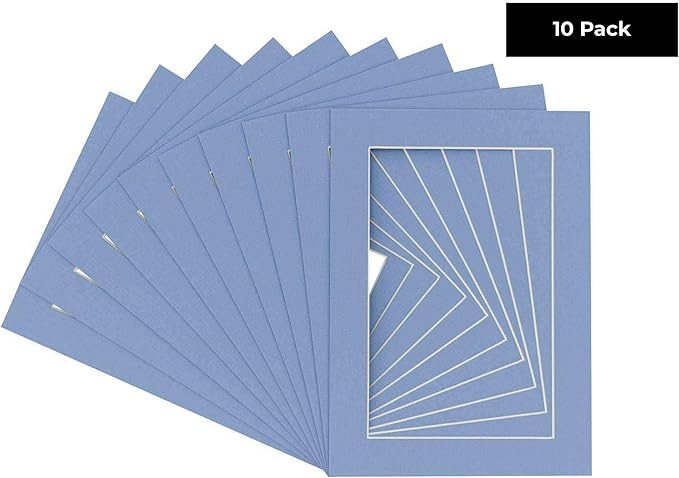 Pack of Ten 8x10 Mats Bevel Cut - Image 2