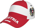 National Flags Baseball Cap for Men Women, Fashion Adjustable Sun Protection Visor Caps Trucker Hat Patriotic Caps