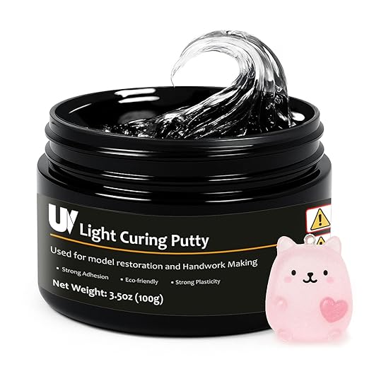 100g UV Light Curing Putty, Solid Resin, by 1DFAUL