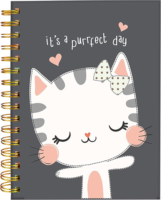 iampanda Spiral Journal Notebook, Strong Twin-Wire Binding by iampanda