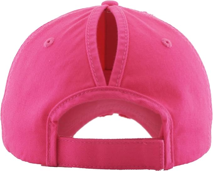 Classic Plain Ponytail Messy High Bun Headwear Adjustable Cotton Trucker Mesh Glitter Hat Baseball Cap