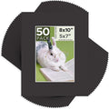Mat Board Center, 8x10 for 5x7 Black Mats by MatBoardCenter