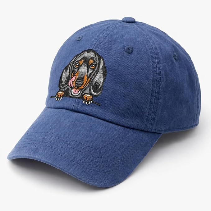 Pet Dog Lover Gifts,Embroidered Dog Baseball Hats for Men Women Dad Mom