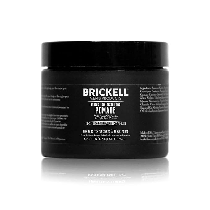 Brickell Men's Products Strong Hold Texturizing Pomade by BrickellMensProducts
