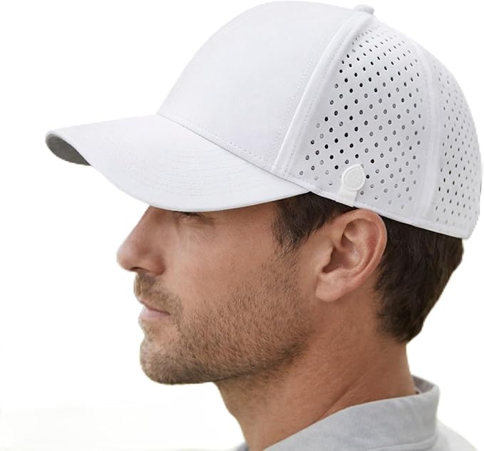 UVCoolix™ Cooling Sweatband Baseball Cap for Hot Weather,Breathable Sun Protection,Water-Resistant Golf Performance Hat