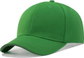 TSSGBL Men's Plain Baseball Hat - OSFM & XXL Big Head Fit，Adjustable Structured Ball Cap with Reflective Sandwich Brim