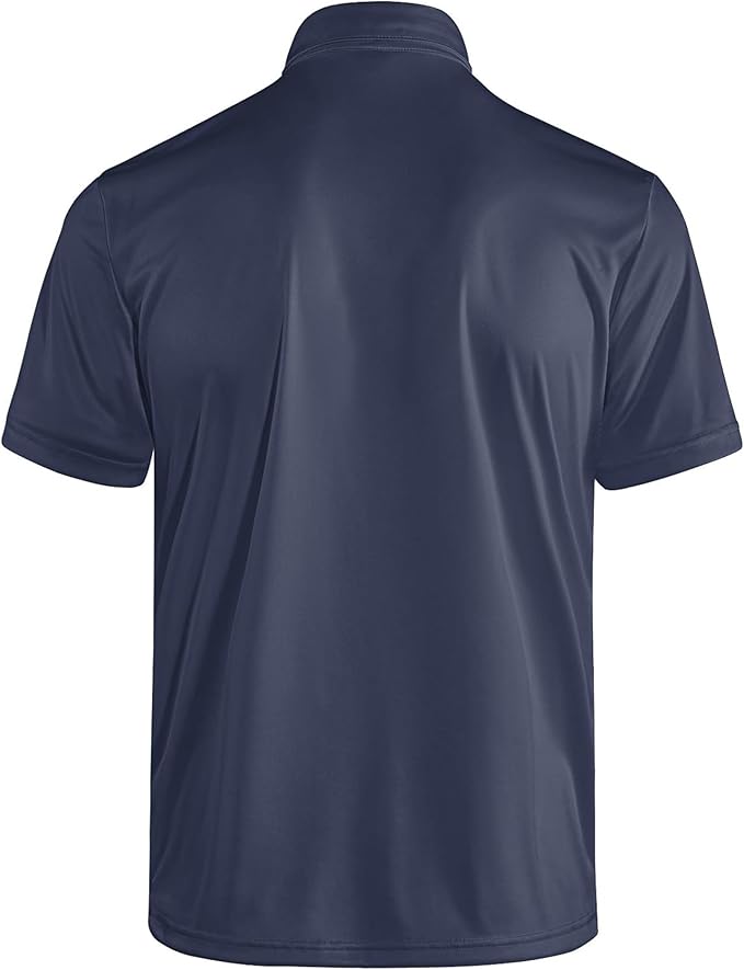 Golf Polo Shirts for Men Funny Print Short Sleeve Golf Shirts Performance Golf Polos