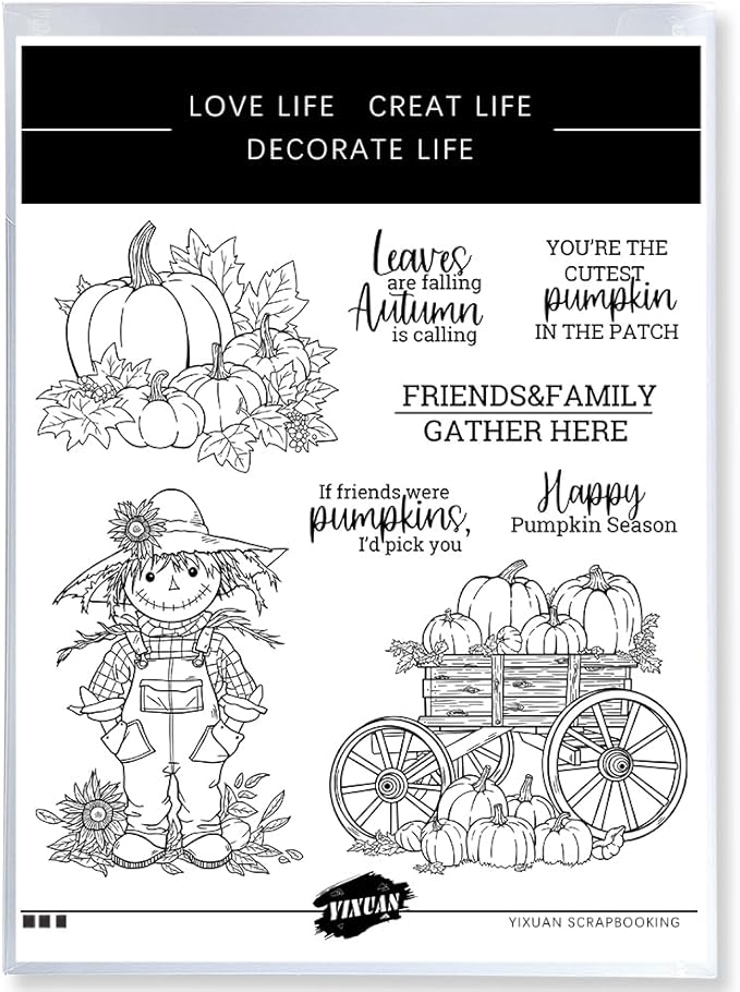 Halloween Clear Silicone stampReusable Stamp - Image 5