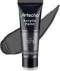 Artecho Black Acrylic Paint, Lamp Black Paint Tubes, Art Craft Paints by Artecho