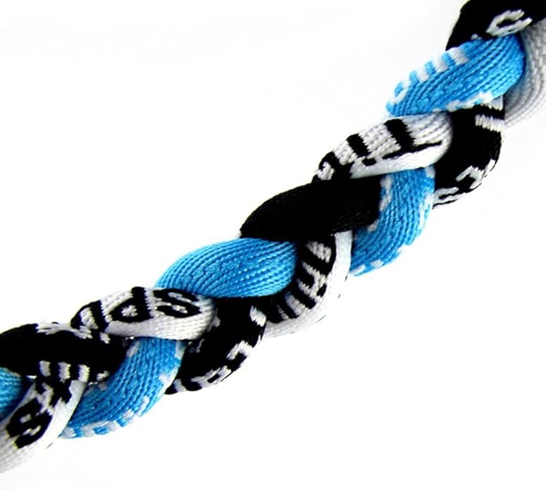 MapofBeauty 18 Inch Three Colors Fashion Three Braided Rope Tornado Necklace