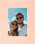 Picture Mats, 8 x 10 for 5 x 7 Pictures Acid Free White Core Bevel Cut Frame by uxcell