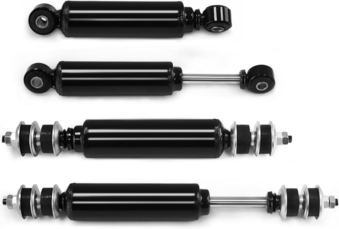Upgraded Golf Cart Front and Rear Shock Absorbers Kit 4 PCS for Club Car DS G&E 1988-up, Precedent G&E 2004-up, Tempo 2018-up, lifted Cart Shocks Replaces OEM 1014235,1014236,1010991,1015813