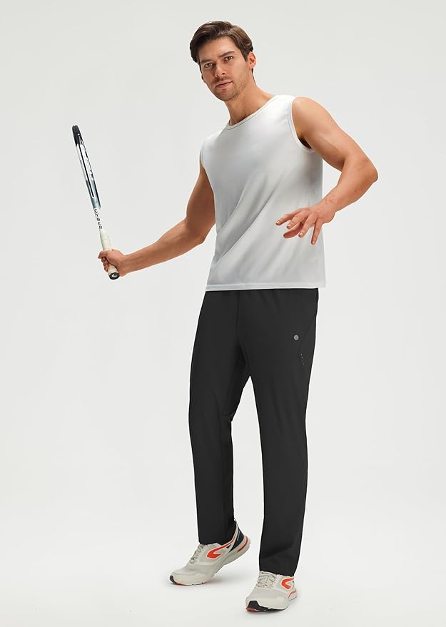 M MAELREG Sweatpants for Men with Pockets Stretch Joggers Lightweight Track Pants for Running Golf Mens Sweatpants Joggers