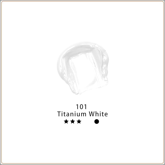 Artecho White Acrylic Paint, Titanium White Paint Tubes, Art Craft Paints - Image 2
