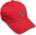Speedy Pros Soft Baseball Hat Embroidered Dad Hat Air Force Emblem Embroidery Men & Ladies Baseball Cap Cotton