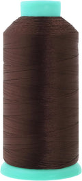 Mandala Crafts Bonded Nylon Thread Dark Brown Heavy Duty Sewing Threads by MandalaCrafts