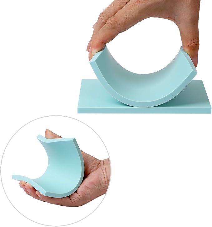 ZOENHOU 20 PCS 4 x 6 Inch Rubber Stamp Carving Blocks, Colorful Linoleum Blocks - Image 3