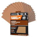 Fandeli 36021 060 Grit Multipurpose Sandpaper Sheets by FandeliUSA