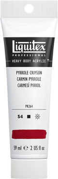 Liquitex Professional Heavy Body Acrylic Paint, 2-oz Tube, Pyrrole Crimson by Liquitex