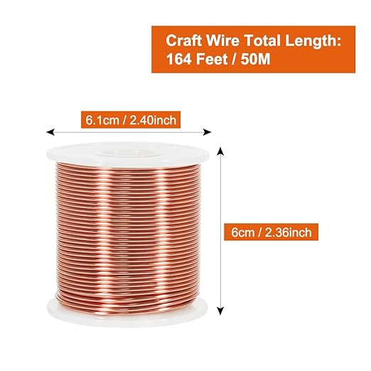 Tenn Well 15 Gauge Aluminum Wire, 164 Feet 1.5mm Bendable Metal Craft Wire - Image 7