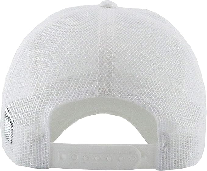 Funky Junque Trucker Hat for Women – Distressed Low Profile Western Camo Baseball Cap with Mesh, Trendy and Adjustable Fit