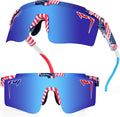 2-Sizes Kids Youth Baseball Sunglasses Men Women Vipers Sunglasses Softball Boys Girl True Polarization &UV Protection
