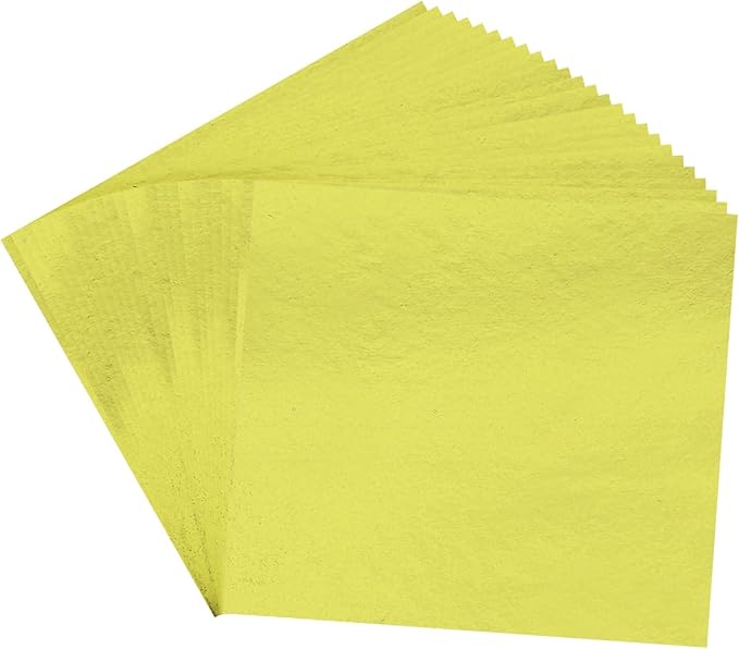 PATIKIL Gold Leaf Sheets for Art 3.7" x 3.4" by PATIKIL