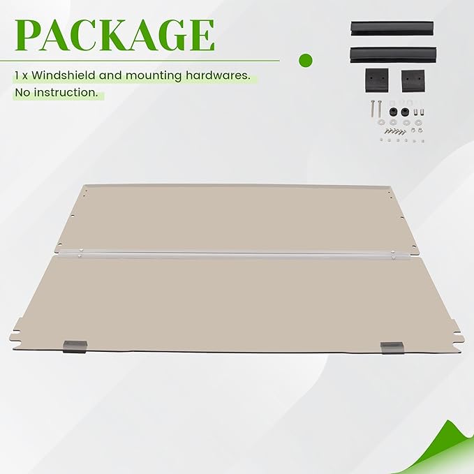 HECASA Windshield Compatible with 1994-2014 EZGO TXT & Medalist Gas or Electric Golf Cart Flip Windscreen