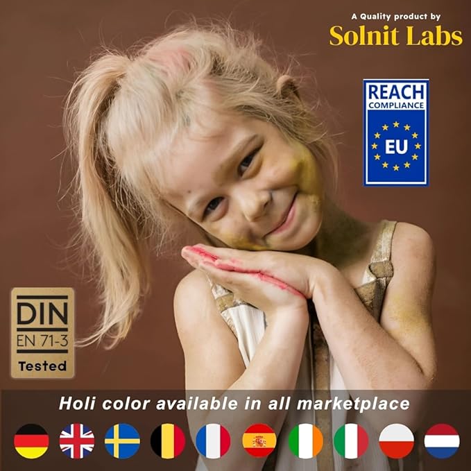 2.2lb/1kg drak pink color powder rangoli non toxic bulk organic washable - Image 6