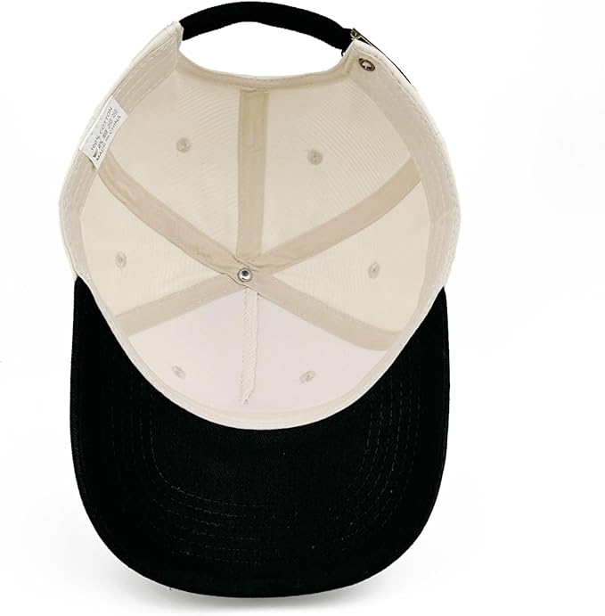 Embroidered Baseball Cap, Cotton Dad Hat, Fun & Heartfelt Stitching, Adjustable Casual Outdoor Hat for Men Women