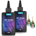 UV Resin 200g Bulk No Odor Upgrade Clear UV Epoxy Resin Kit Hard Fast Cure by ULLFEU