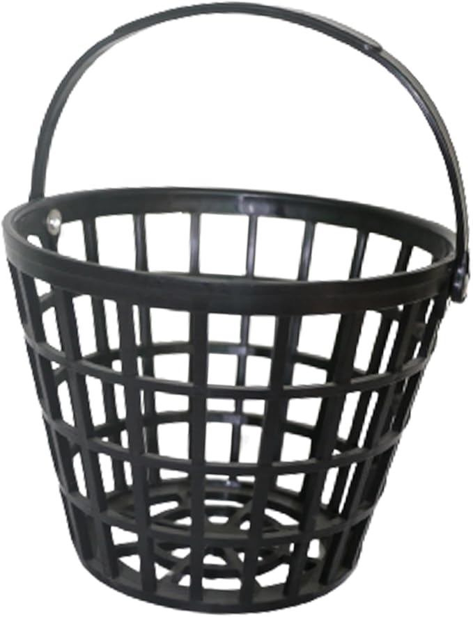 SM SunniMix Unbreakable Golf Ball Basket, Golfball Container with Handle Ball Holder Contains 25/50/100 Balls Range Accessories