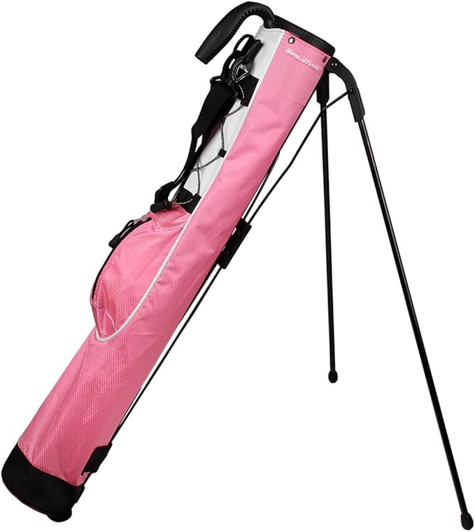 Orlimar Pitch ’n Putt Lightweight Sunday Golf Bag with Stand, Ultra-Light Carry Design, Two-Way Divider Top, Shoulder Strap, Compact Carry Golf Bag for Men & Women