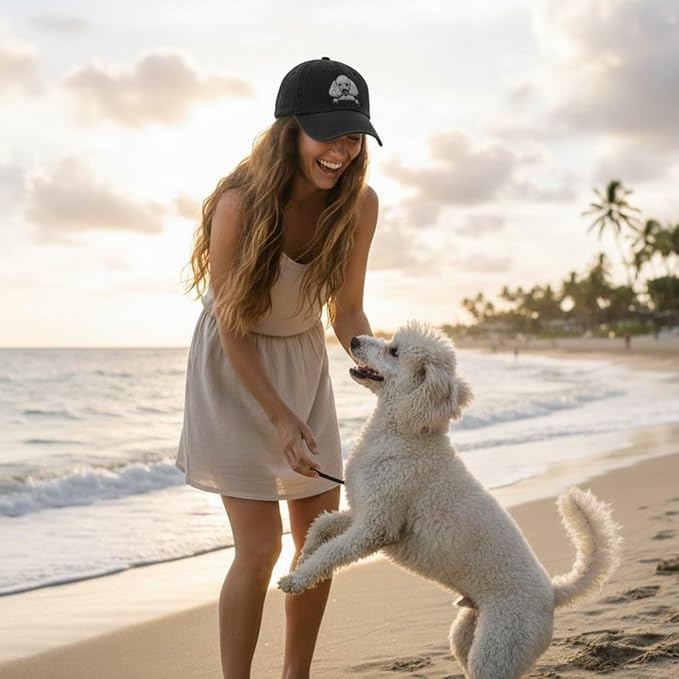 Pet Dog Lover Gifts,Embroidered Dog Baseball Hats for Men Women Dad Mom