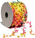 BASOKAN Colorful Rainbow Leaves Leaf Ribbon Trim Rope by BASOKAN