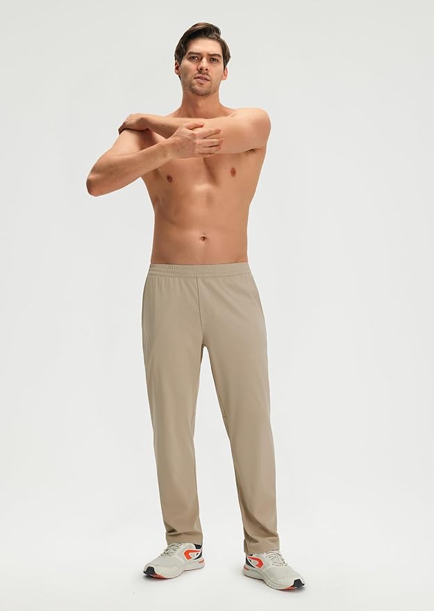 M MAELREG Sweatpants for Men with Pockets Stretch Joggers Lightweight Track Pants for Running Golf Mens Sweatpants Joggers