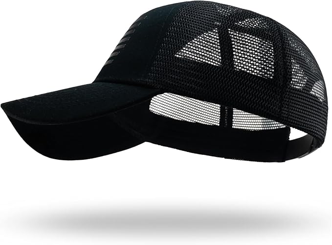 2 Packs American Flag Trucker Hats USA hat for Men and Women Outdoor Mesh Snap Back Adjustale Baseball Cap for Daily Use