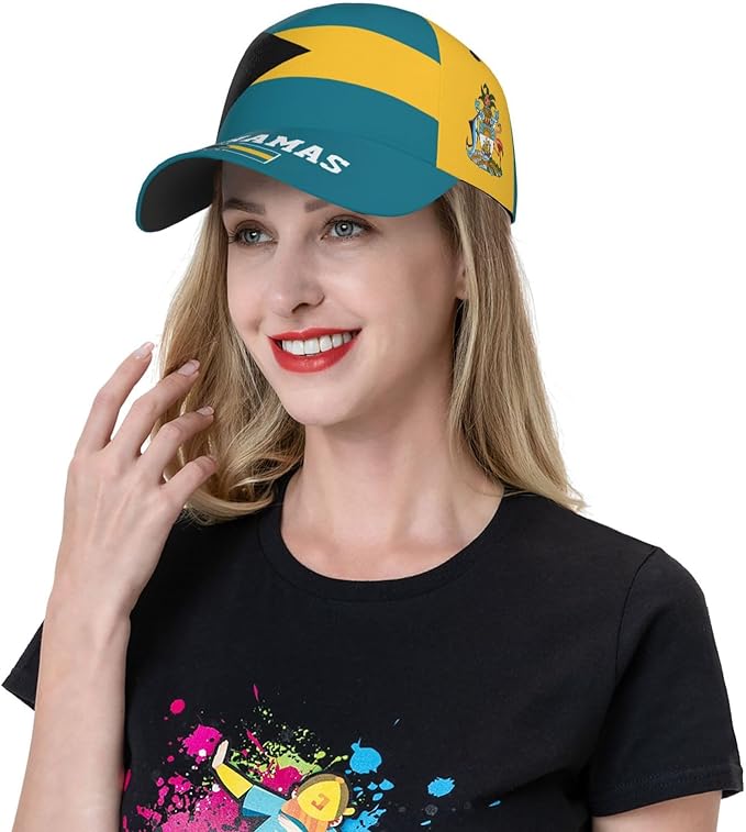National Flags Baseball Cap for Men Women, Fashion Adjustable Sun Protection Visor Caps Trucker Hat Patriotic Caps