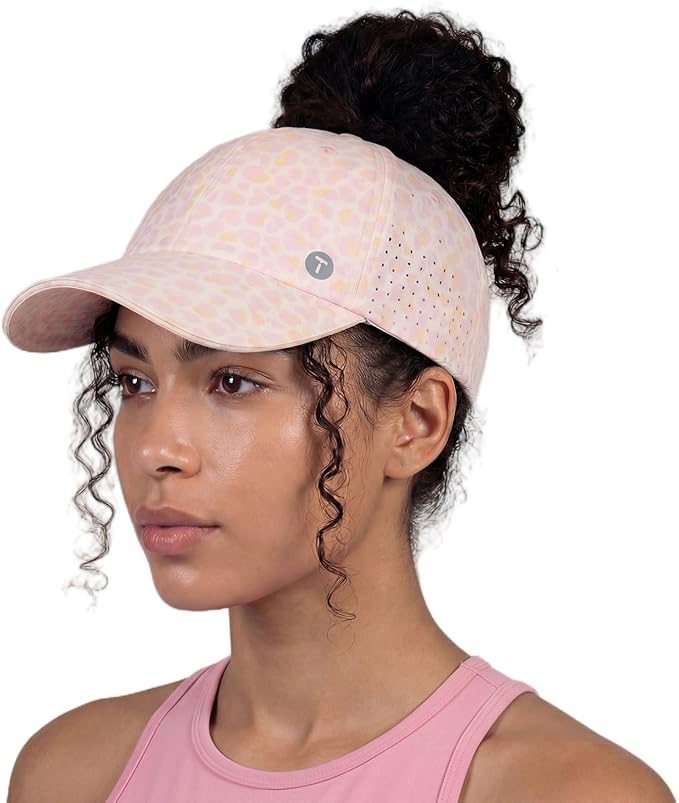 TOP-EX UVCOOLIX™ Cooling High Ponytail Everyday Sports Hat for Women, Breathable Running Golf Walking, UPF 50+ Foldable
