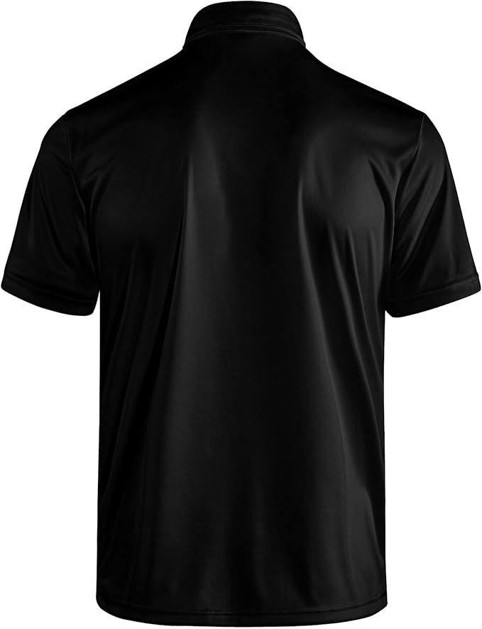 Golf Polo Shirts for Men Funny Print Short Sleeve Golf Shirts Performance Golf Polos