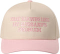 MIRMARU Two-Tone Vintage Canvas Trucker Hats for Men & Women, Adjustable Size Baseball Caps with Trendy Embroidered Design